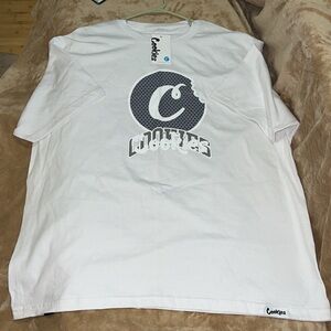 COOKIES T-Shirt NWT - Short Sleeve- Color is White -Size 2X